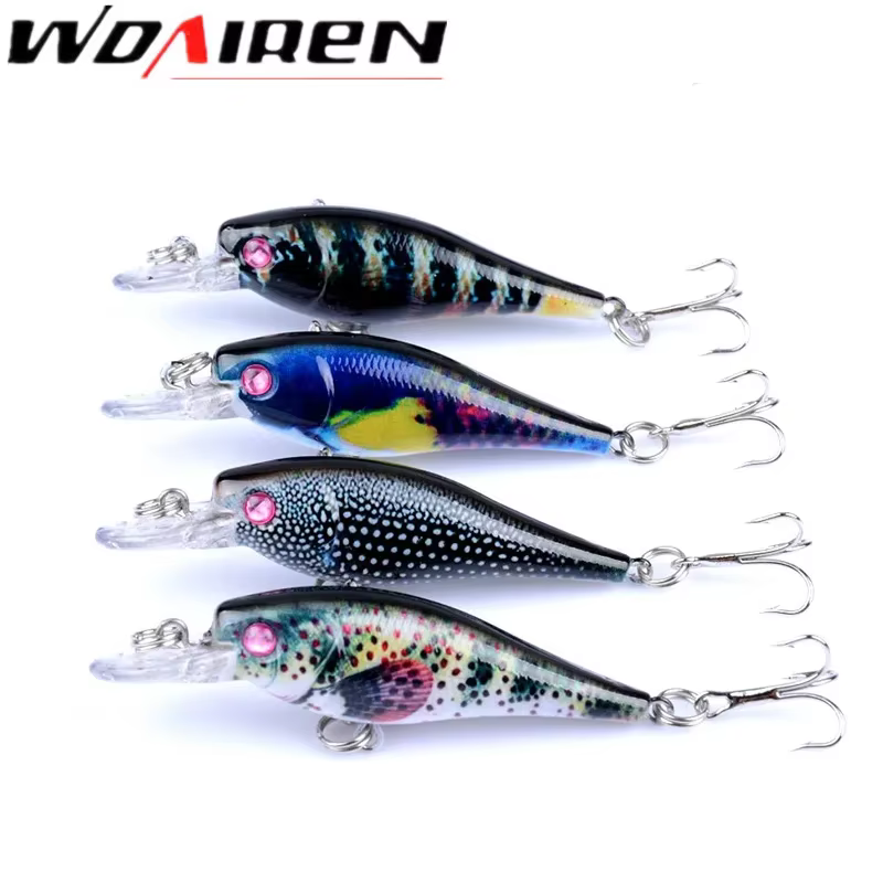 Crankbaits Wobbler 6,5 cm 4,5g – Señuelo duro para Bass Topwater