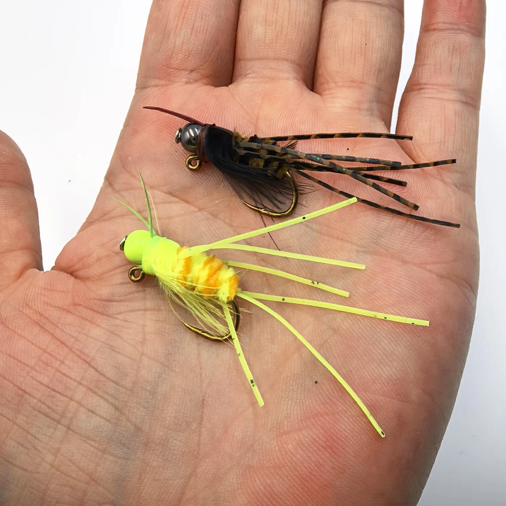 Conjunto de 4 moscas ICERIO Stonefly faja Bug Jig