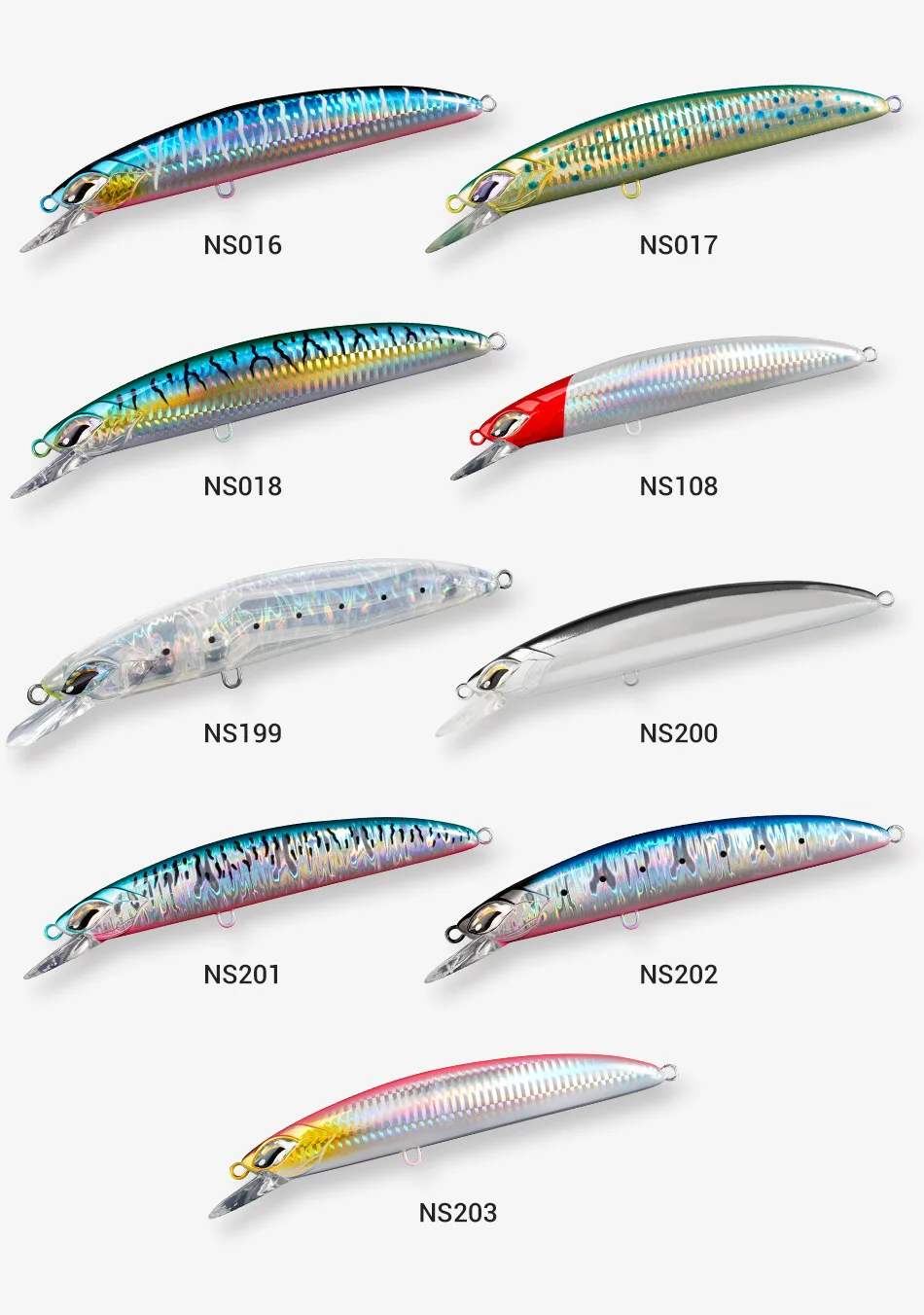 NOEBY Señuelo para atún GT wobbler minnow hundimiento lento - imagen 5