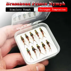 Señuelos de pesca con mosca Brasshead – biónica húmeda para trucha