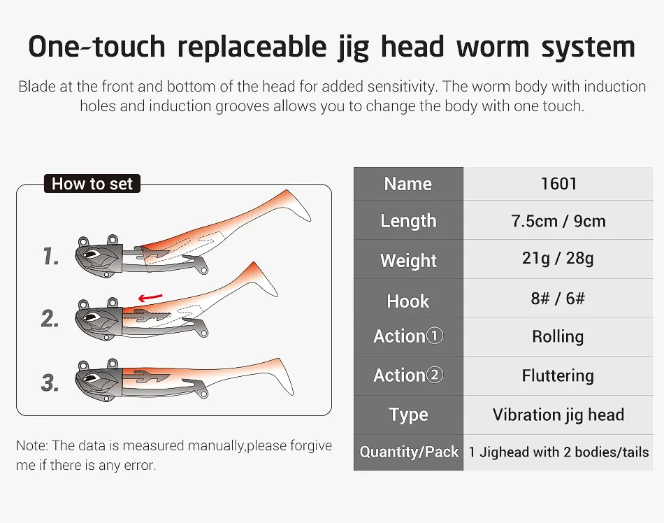 Cabeza de jig vibratoria con hoja sensorial