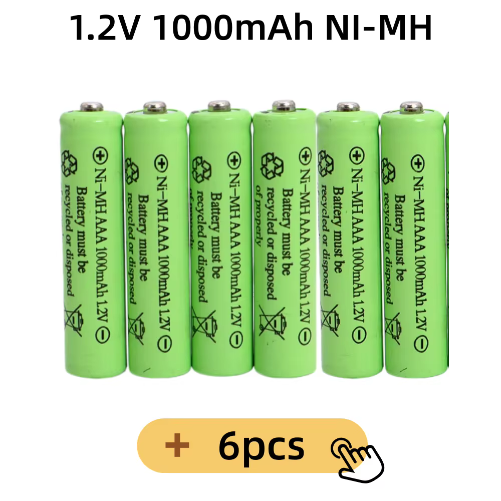 Pilas recargables AAA NDNNAS en packaging