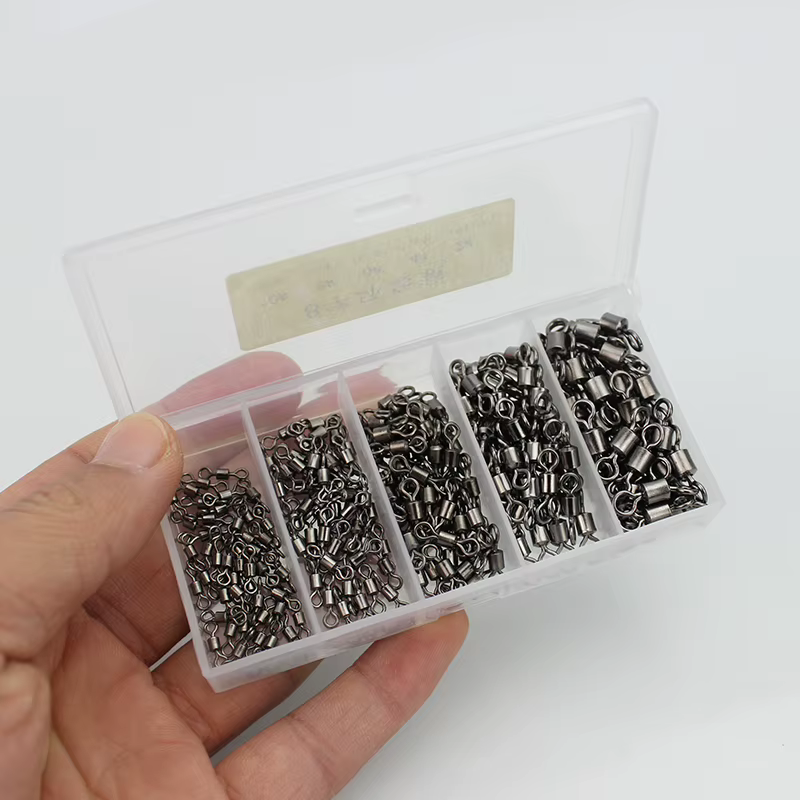 Micro Eslabones Giratorios Barril con Anillo Sólido - imagen 5