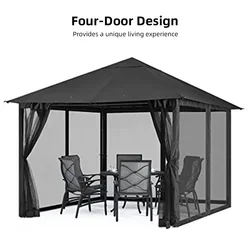 Mosquitera enrollable para patio y porche – 4 paneles