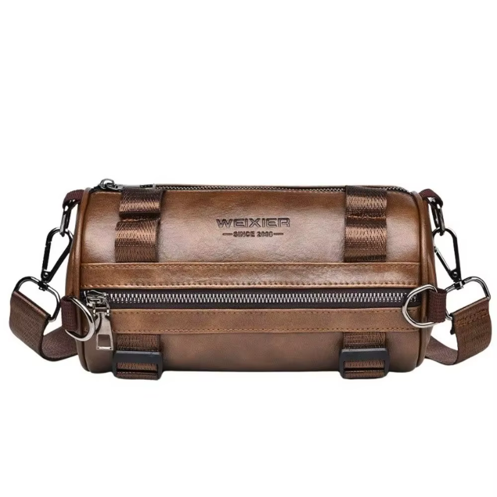 Bolso bandolera de pesca circular en piel sintética - imagen 4