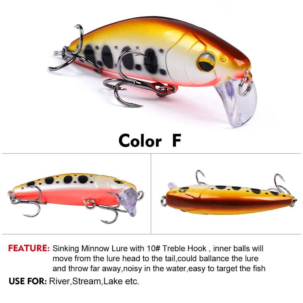 Minnow Crankbait flotante - Lubina y Lucio - imagen 4