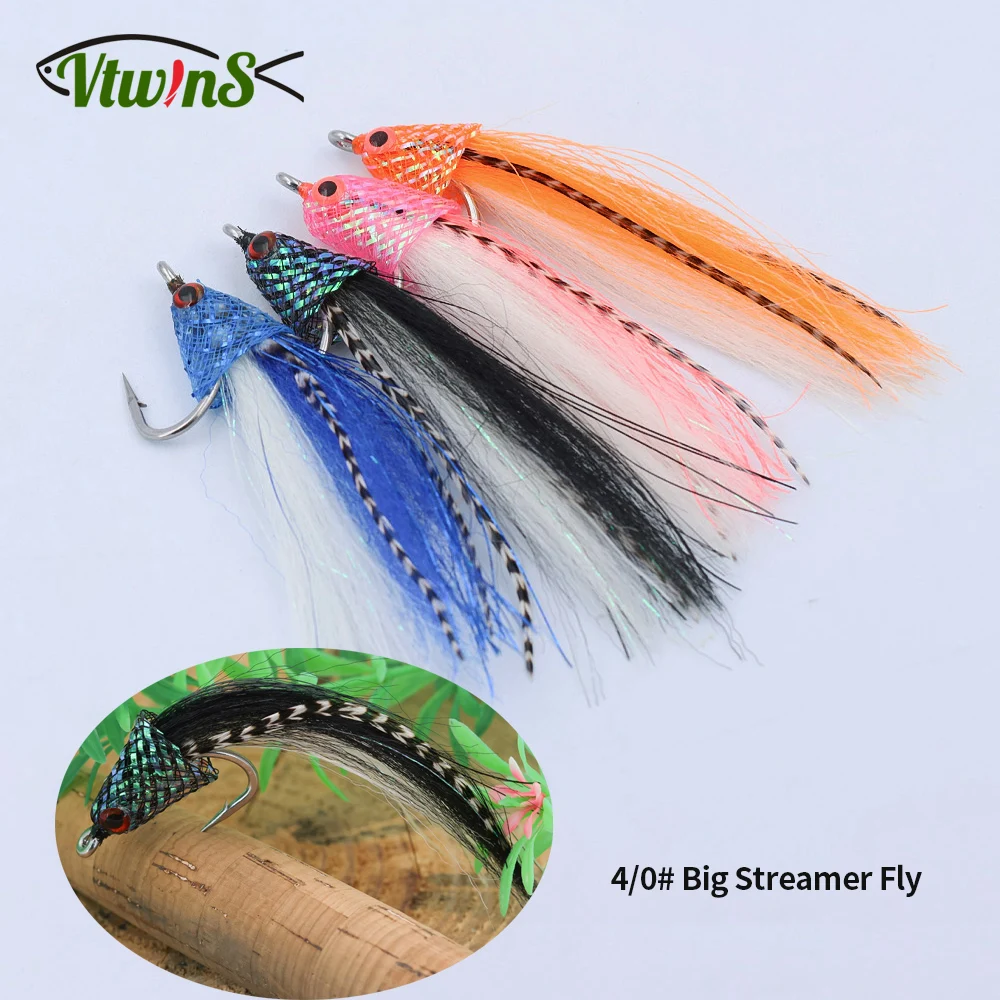 Streamer con ojos 3D y acabado baitfish