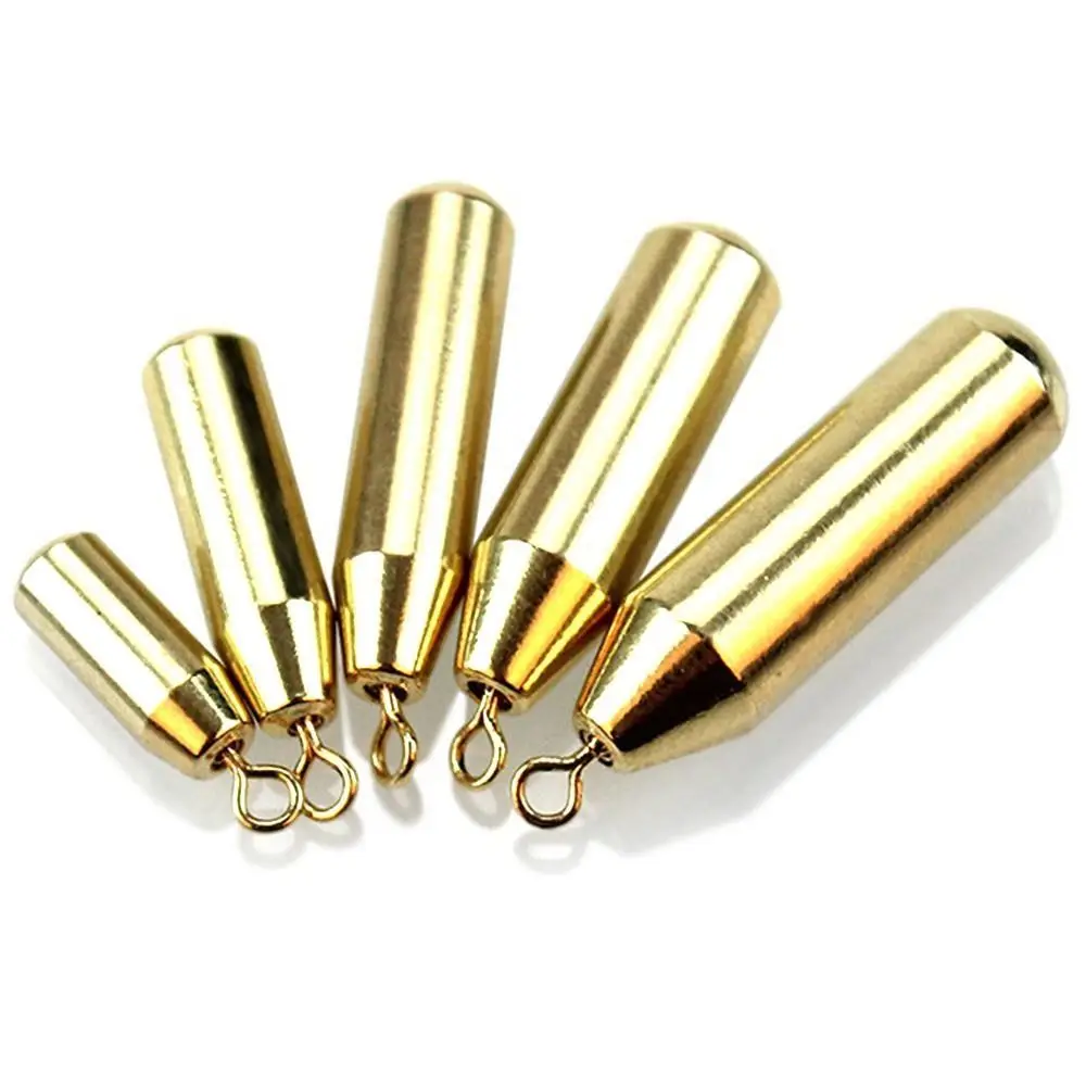 Plomo de pesca cobre dorado tamaño 3,5 g