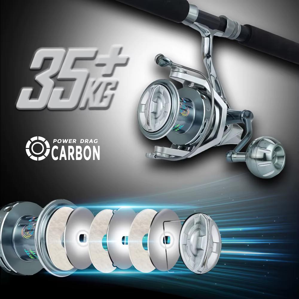 Carrete MBLN Surfcasting de metal – Resistente a la corrosión - imagen 4