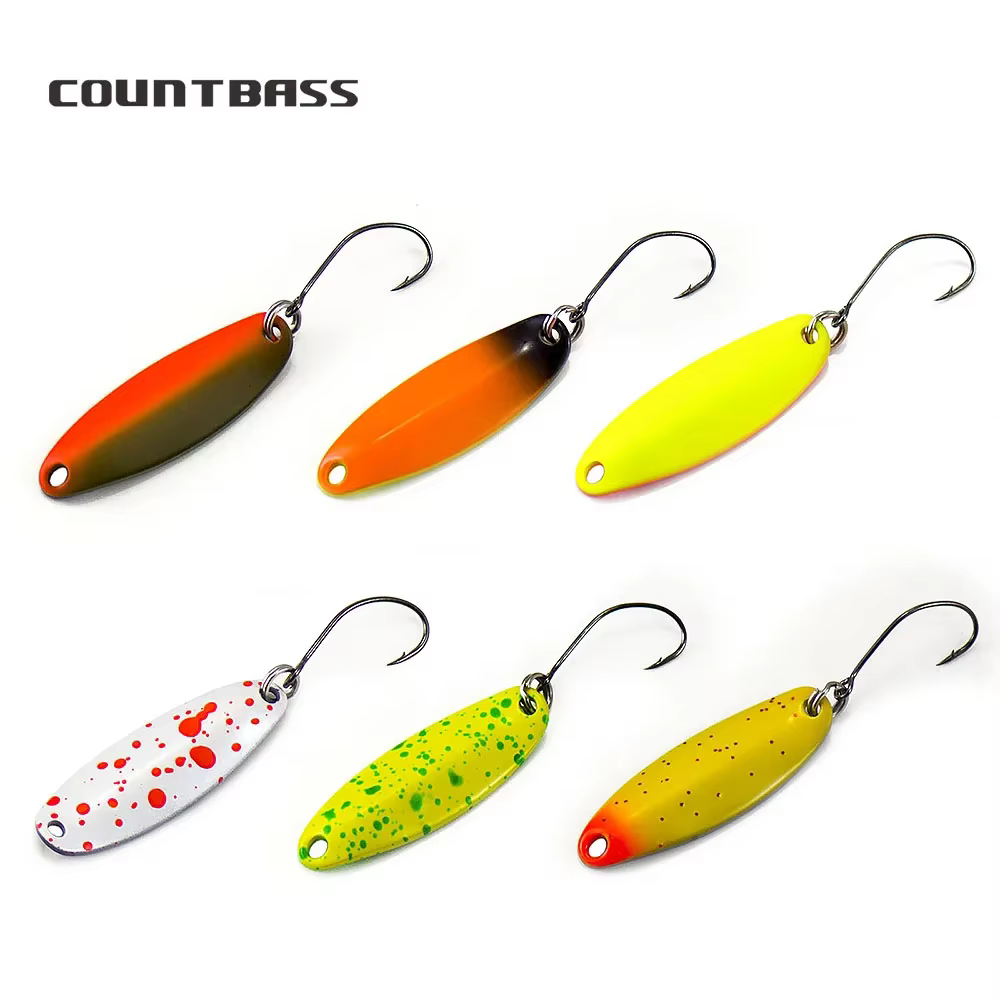 Cucharas de pesca en latón Countbass para trucha salmón lucio y lubina - imagen 4