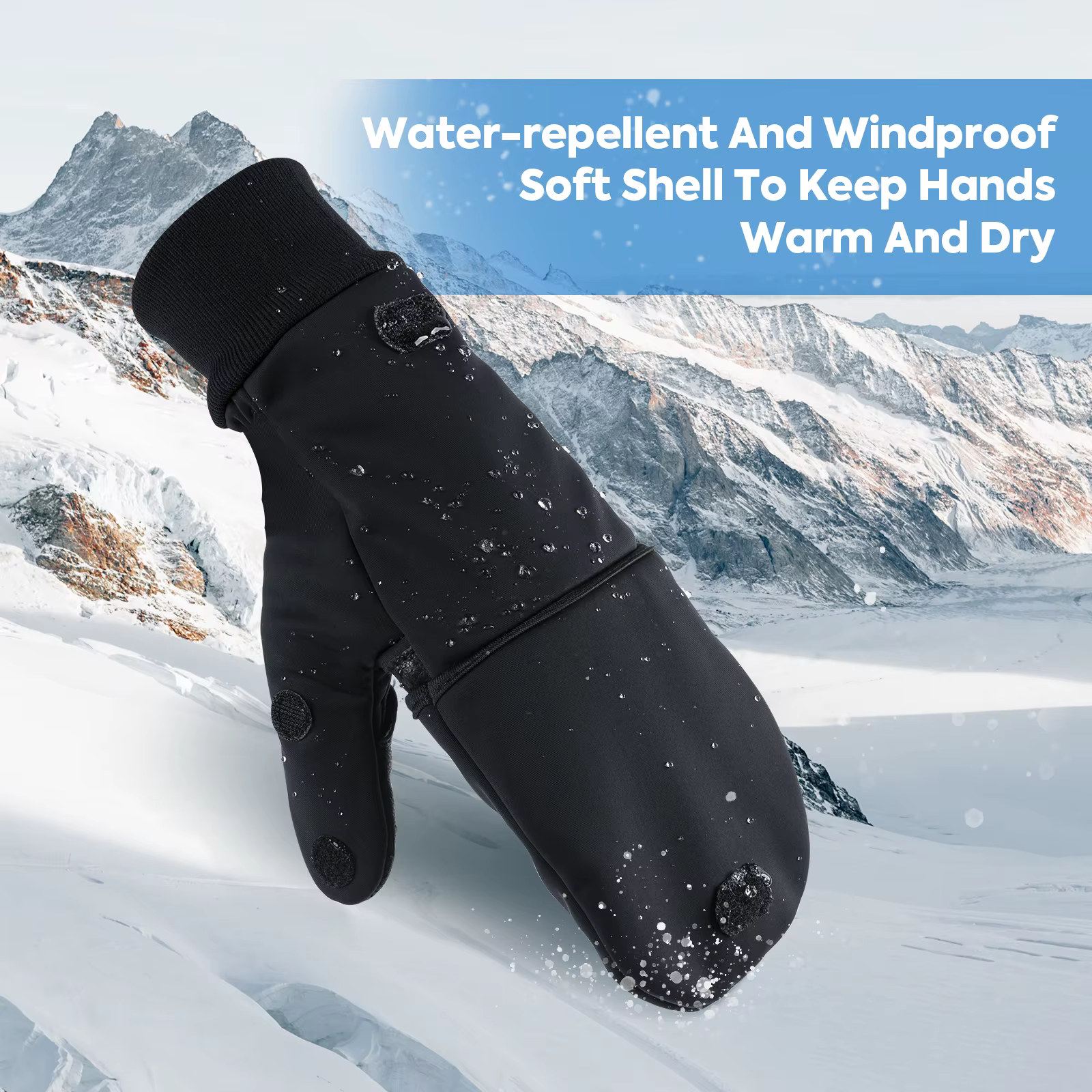 Goture Guantes de pesca térmicos impermeables con pantalla táctil - imagen 5