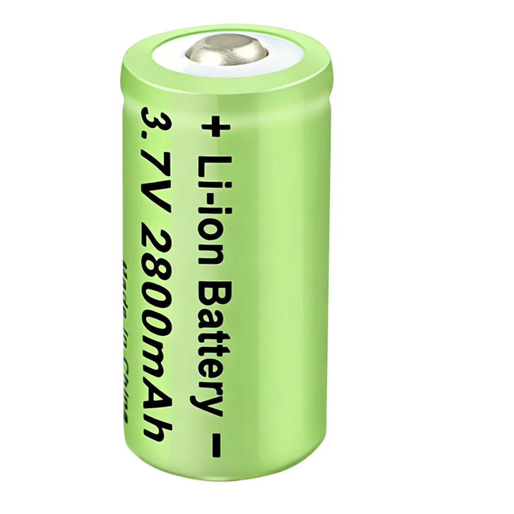 Batería recargable 16340 CR123A 3,7V para linterna y láser - imagen 3
