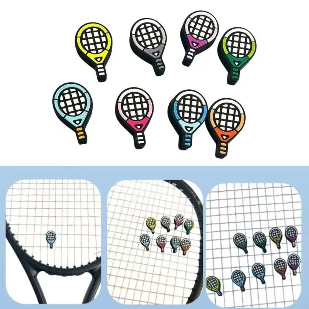 Amortiguador de vibraciones silicona para tenis, dibujo animado - imagen 2