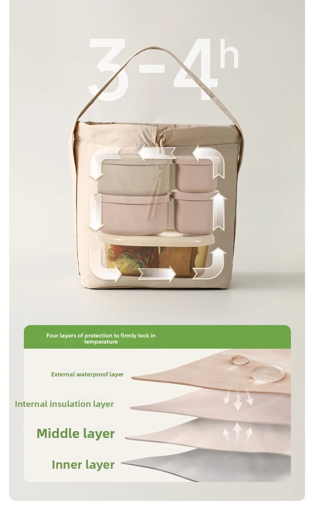 Detalle de material nylon