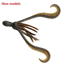 Señuelo blando MAGBLUE pulpo y calamar – TPR blando 12cm
