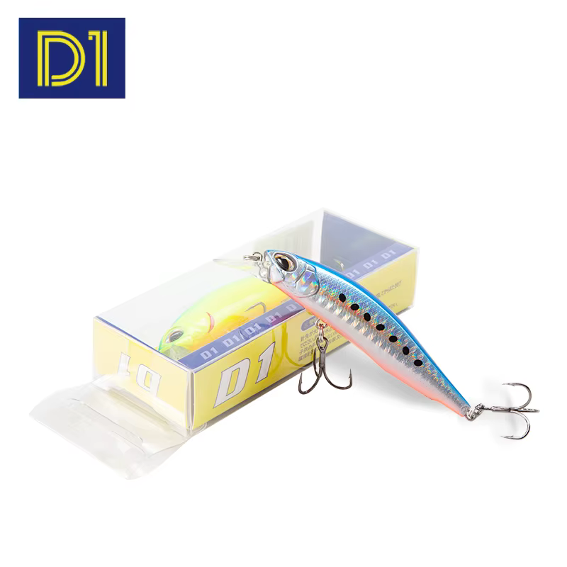Jerkbait D1 DT5010 – Wobbler duro de 77 mm para lucio - imagen 3