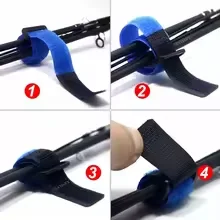 Correas de sujeción reutilizables de nailon con gancho y bucle - imagen 5