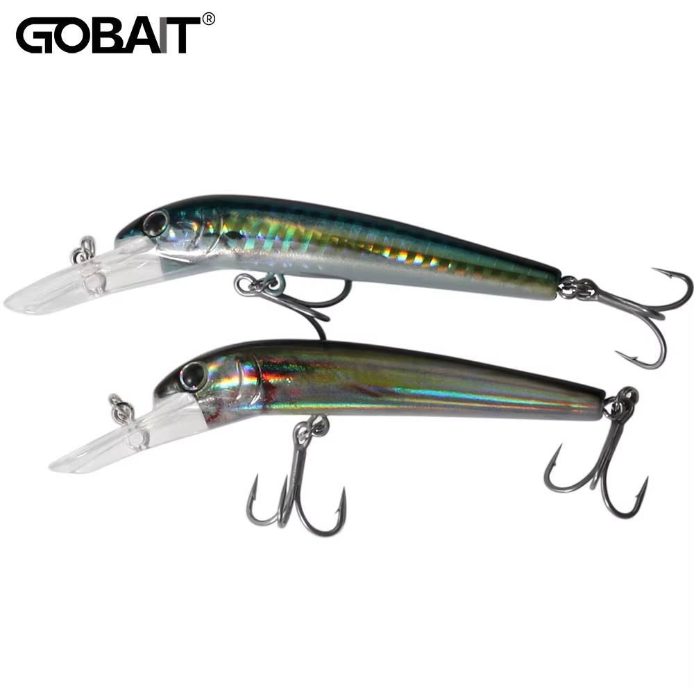 GOBAIT Minnow crankbait buceo profundo para agua salada