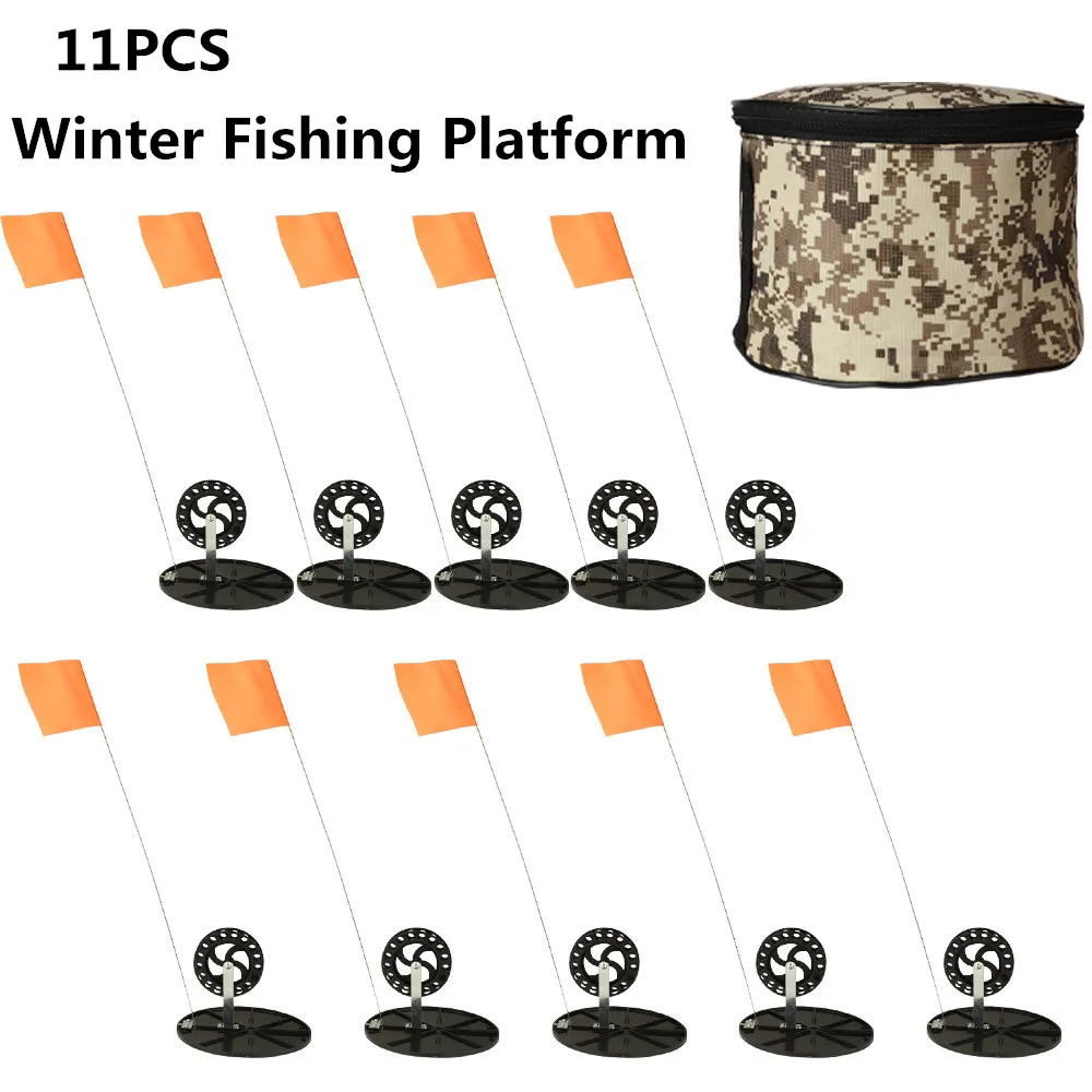 Set y banderas para pesca en hielo
