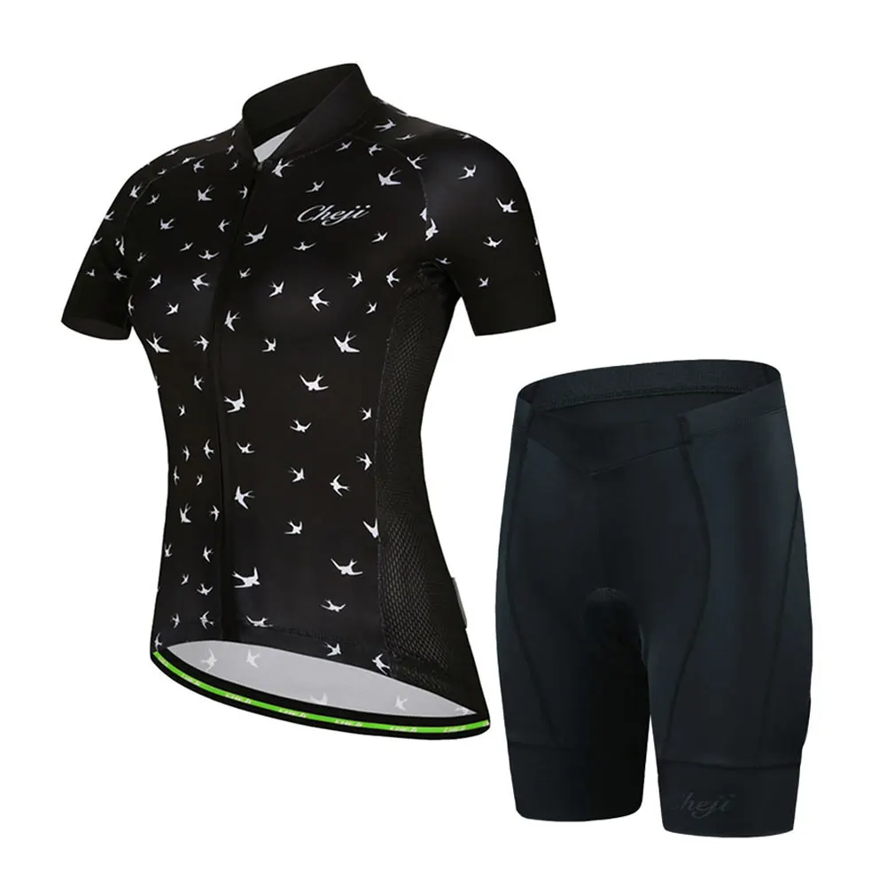 Maillot ciclismo manga corta con culotte y badana 3D