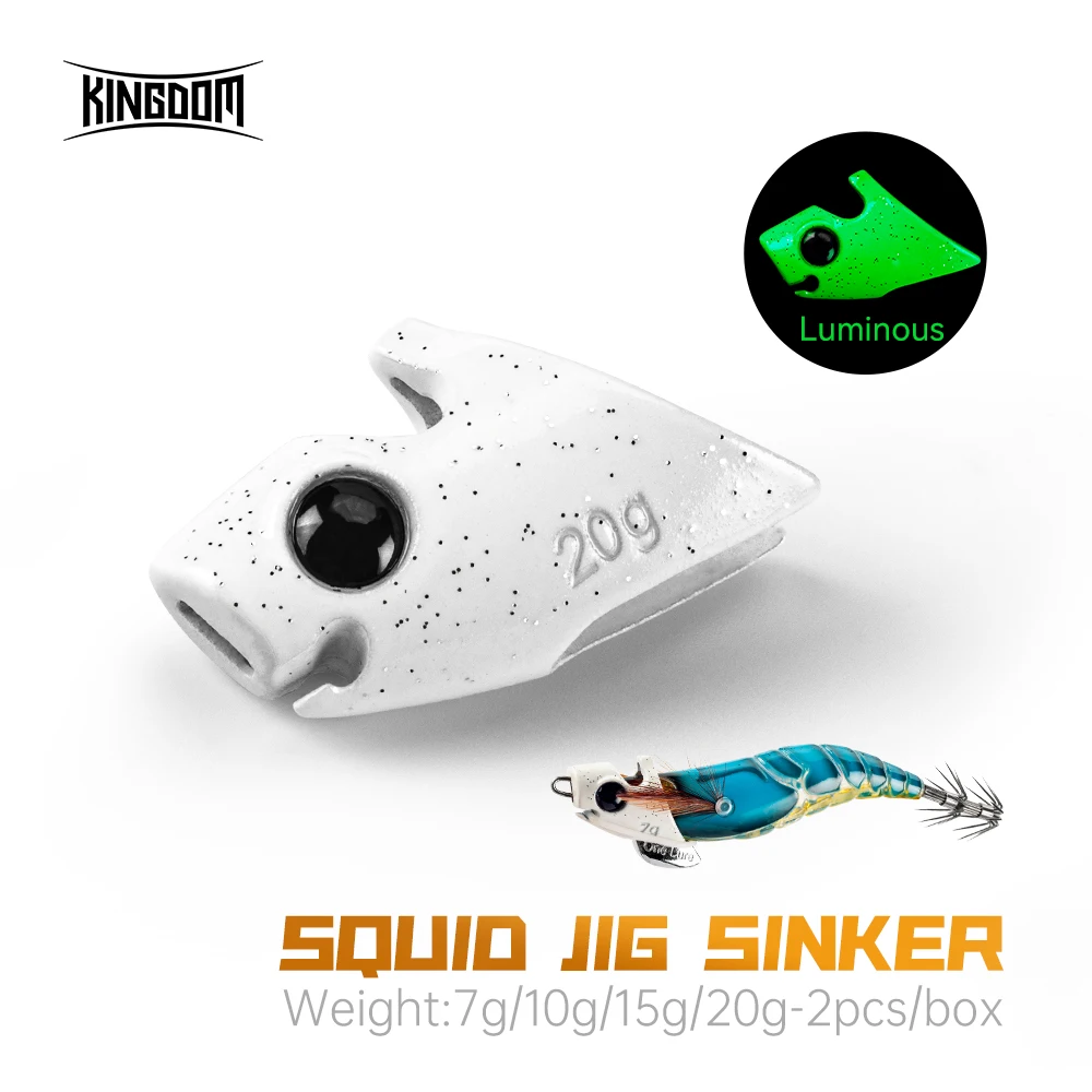 Kingdom Jig EGI luminoso para pesca de calamar - imagen 5