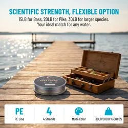 Goture Línea de Pesca Trenzada PE Multifilamento Resistente