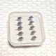 Señuelos de tungsteno para pesca en hielo con anzuelos duraderos - imagen 5