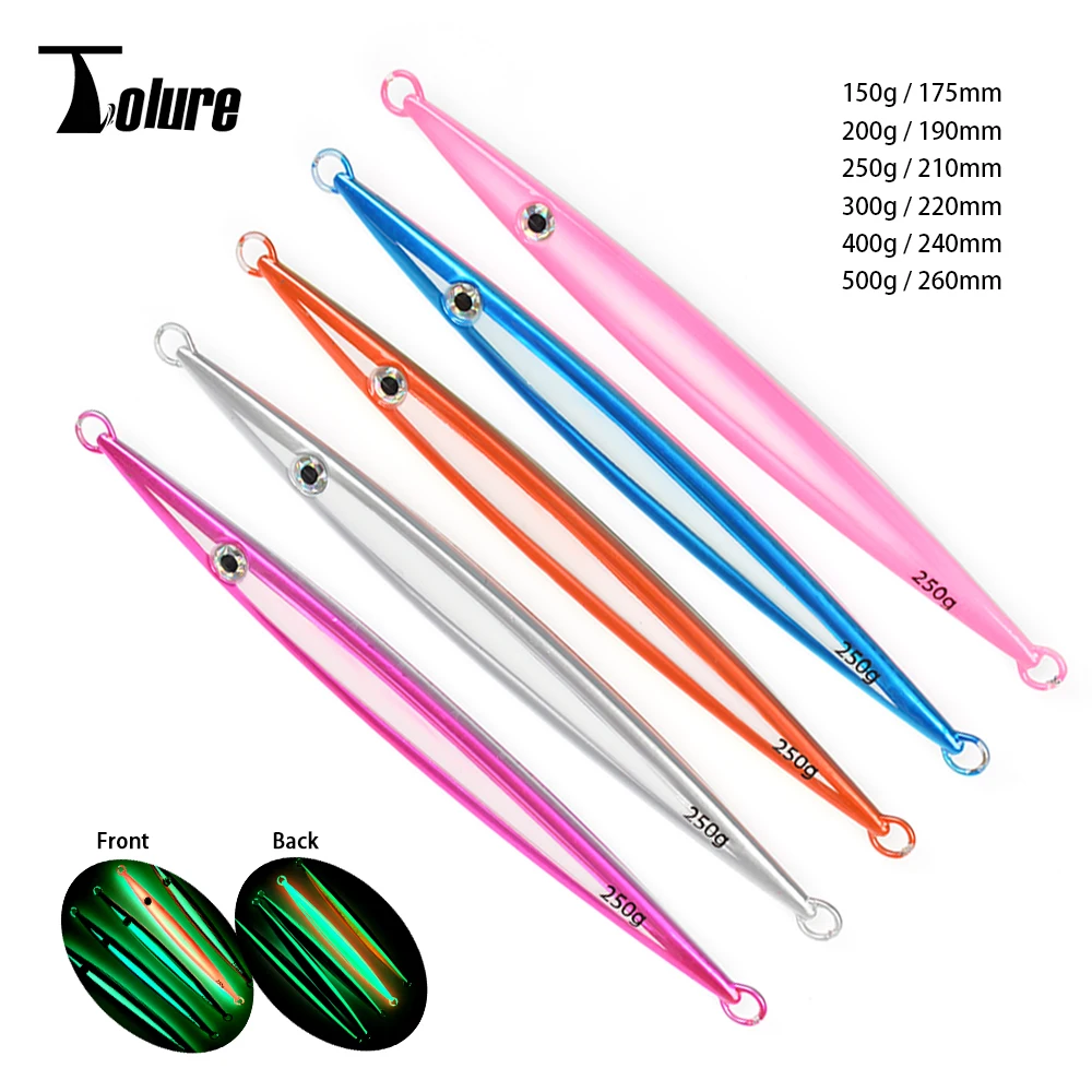 TOLU Vertical Jig – Señuelo metal pesado agua salada - imagen 3