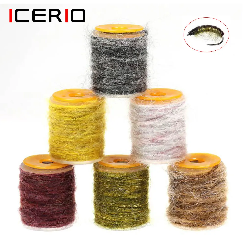 ICERIO Hilo para atar moscas – Tonos ideales ninfas y caddis - imagen 2