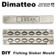 Molde de plomos tipo frijol Dimatteo DIY para pesca - imagen 4