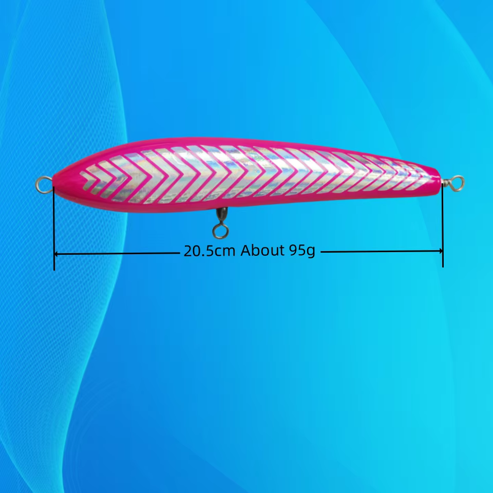 Señuelos Stickbait Topwater Flotantes para Lubina y Atún - imagen 4