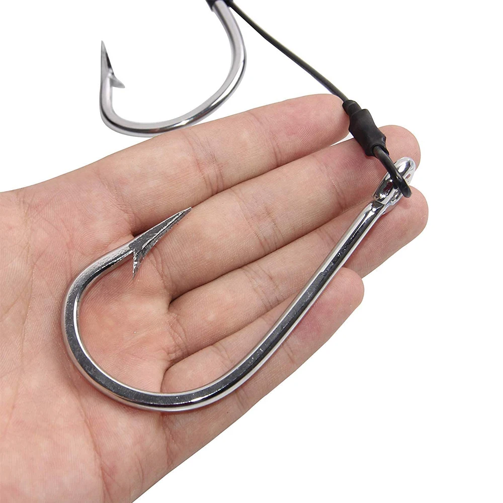 Shark Rigs Kit Aparejos de pesca - anzuelos inox jig head atún - imagen 2