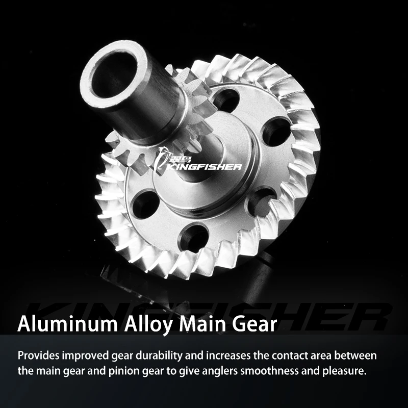 Carrete spinning ultraligero TSURINOYA KINGFISHER Finesse Ajing para trucha - imagen 4