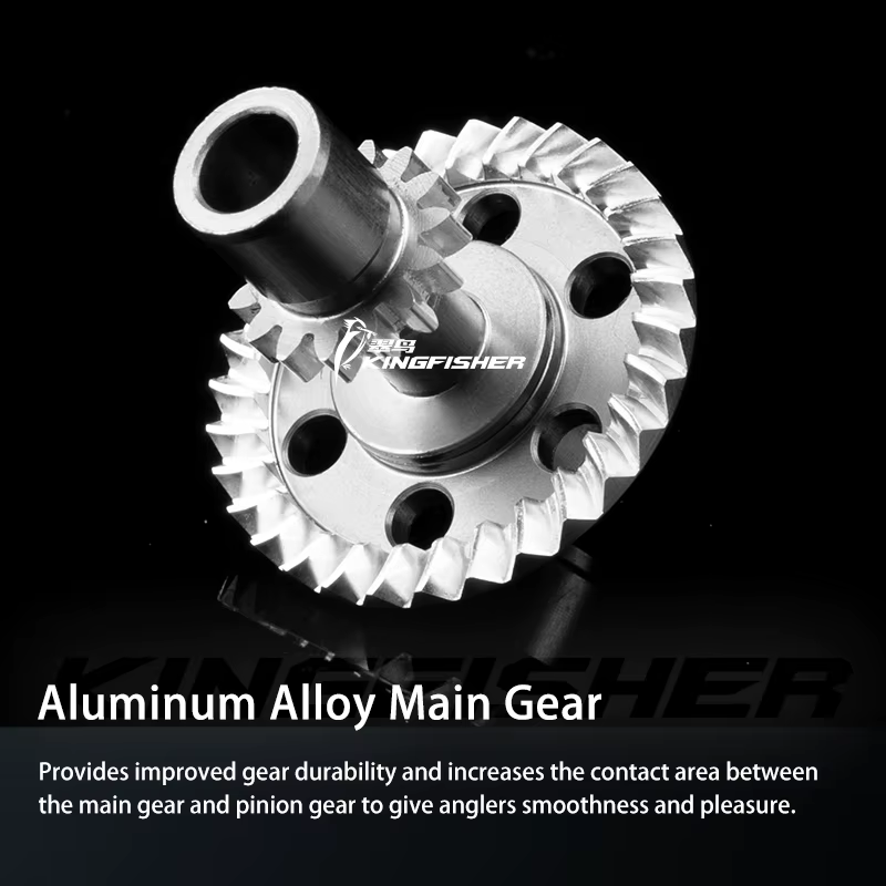 Carrete spinning ultraligero TSURINOYA KINGFISHER Finesse Ajing para trucha - imagen 4