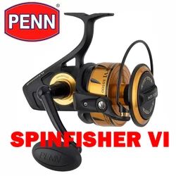 Penn SSVI Carrete de pesca marino con protección anticorrosión