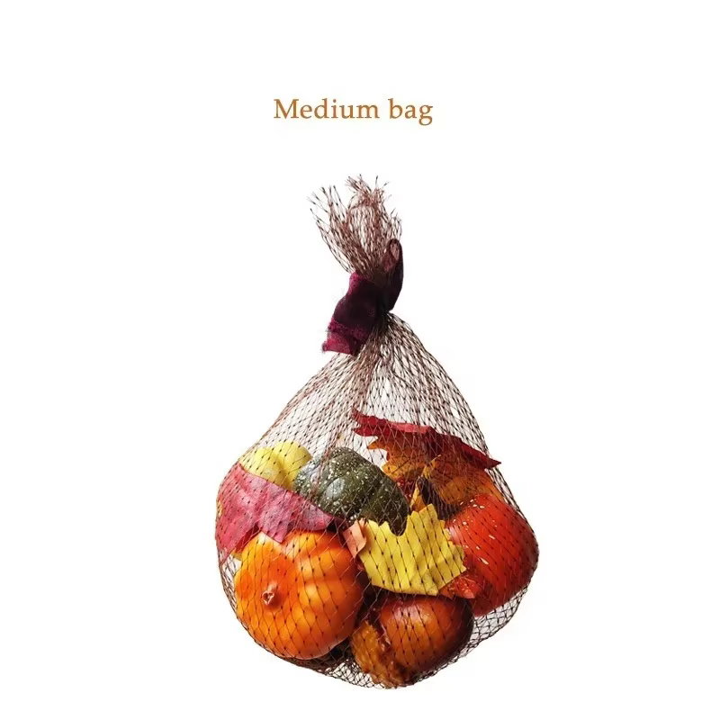 Adornos Frutas Artificiales para Decoración – Calabaza, Piña y Hojas