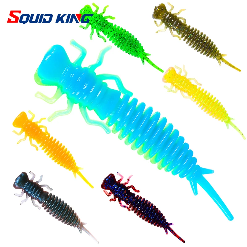 Swimbait de silicona Woodlouse – Señuelo flotante para lubina y tr - imagen 2