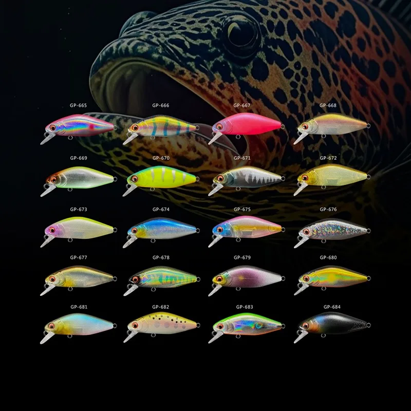 Crankbait TANGPI Minnow para lubina trucha lucio - imagen 5