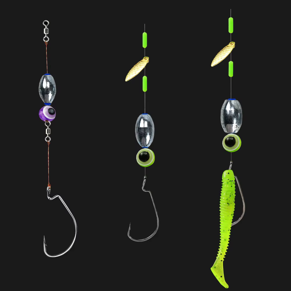 Plomos de pesca en acero antienganches con núcleo liso plástico - imagen 5