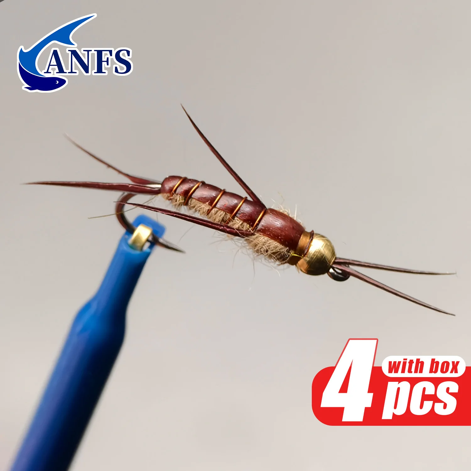 Moscas de pesca trucha Stonefly Nymph ANFS – ninfa para pesca - imagen 4