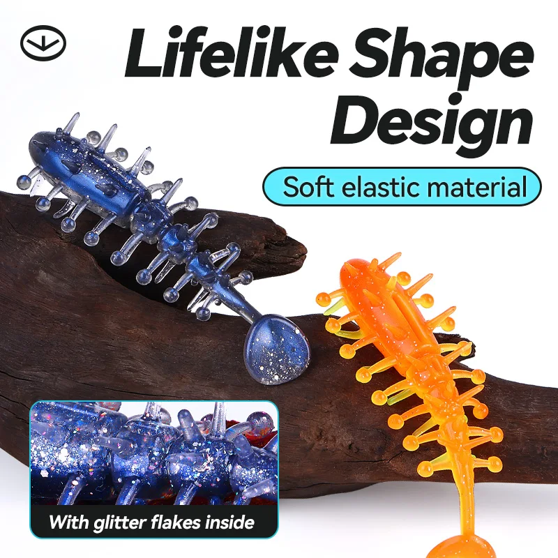 WEIHE Señuelo flotante TPE pepino de mar cuerpo hueco nado realista - imagen 5