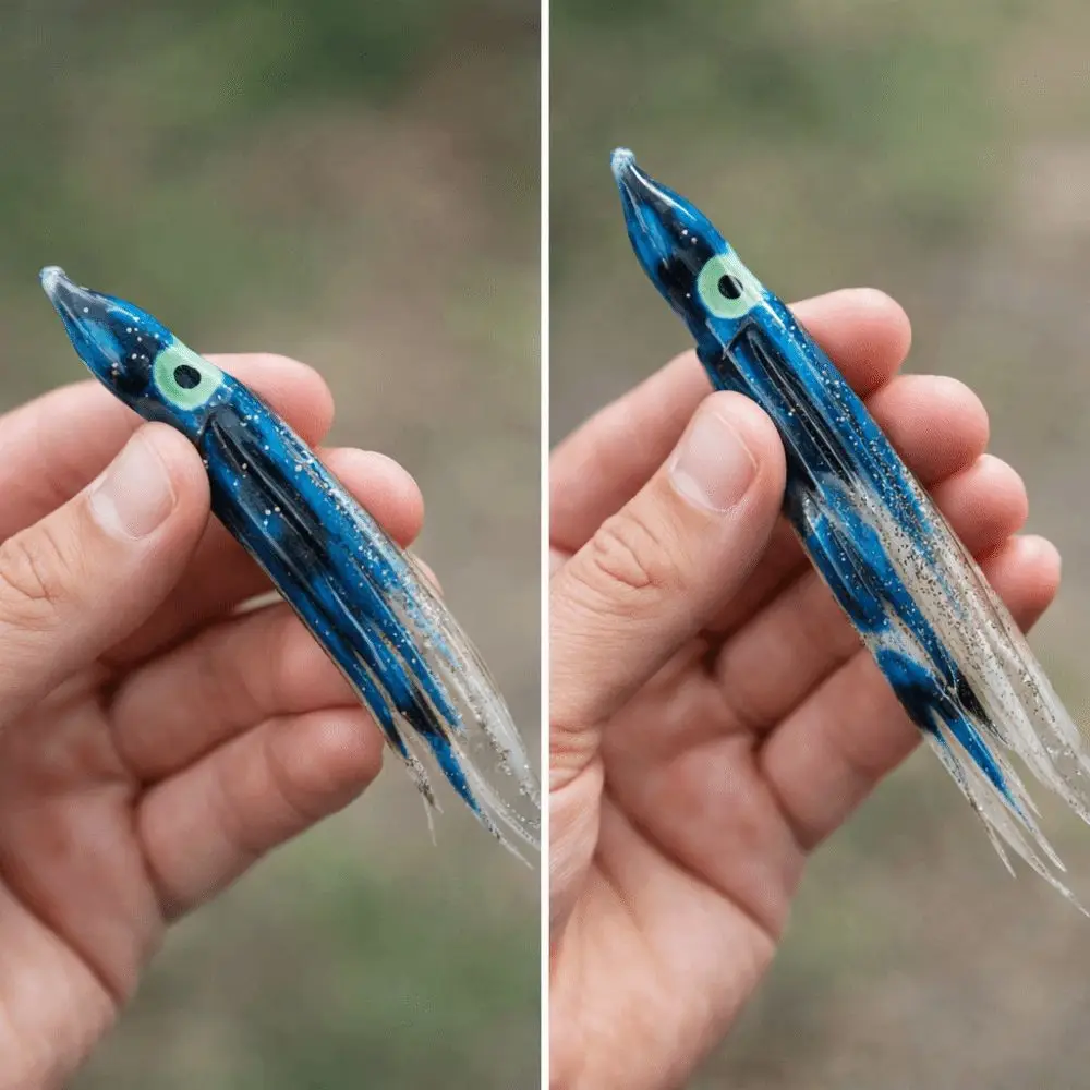 Señuelos calamar marinos duraderos de vinilo blando para pesca - imagen 3