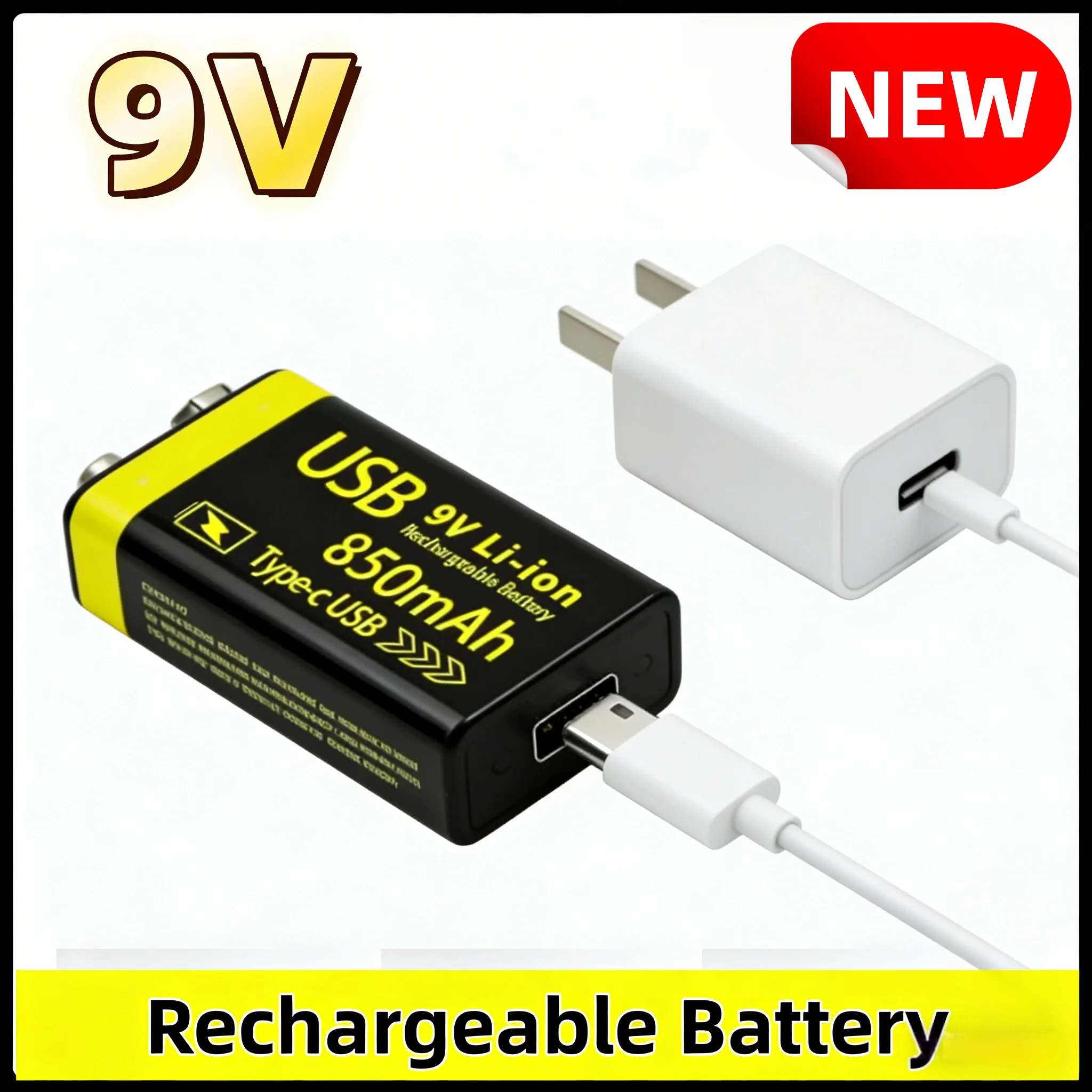 Batería recargable USB-C de litio para multímetro y RC - imagen 5