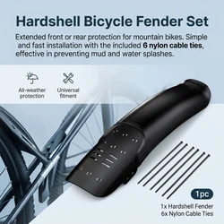 Guardabarros impermeable para bicicleta ABS resistente con liberación rápida