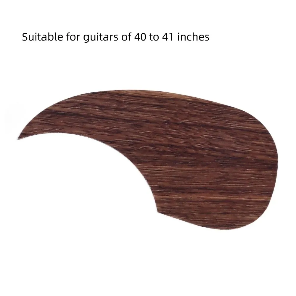 Golpeador de guitarra acústica con patrón de madera