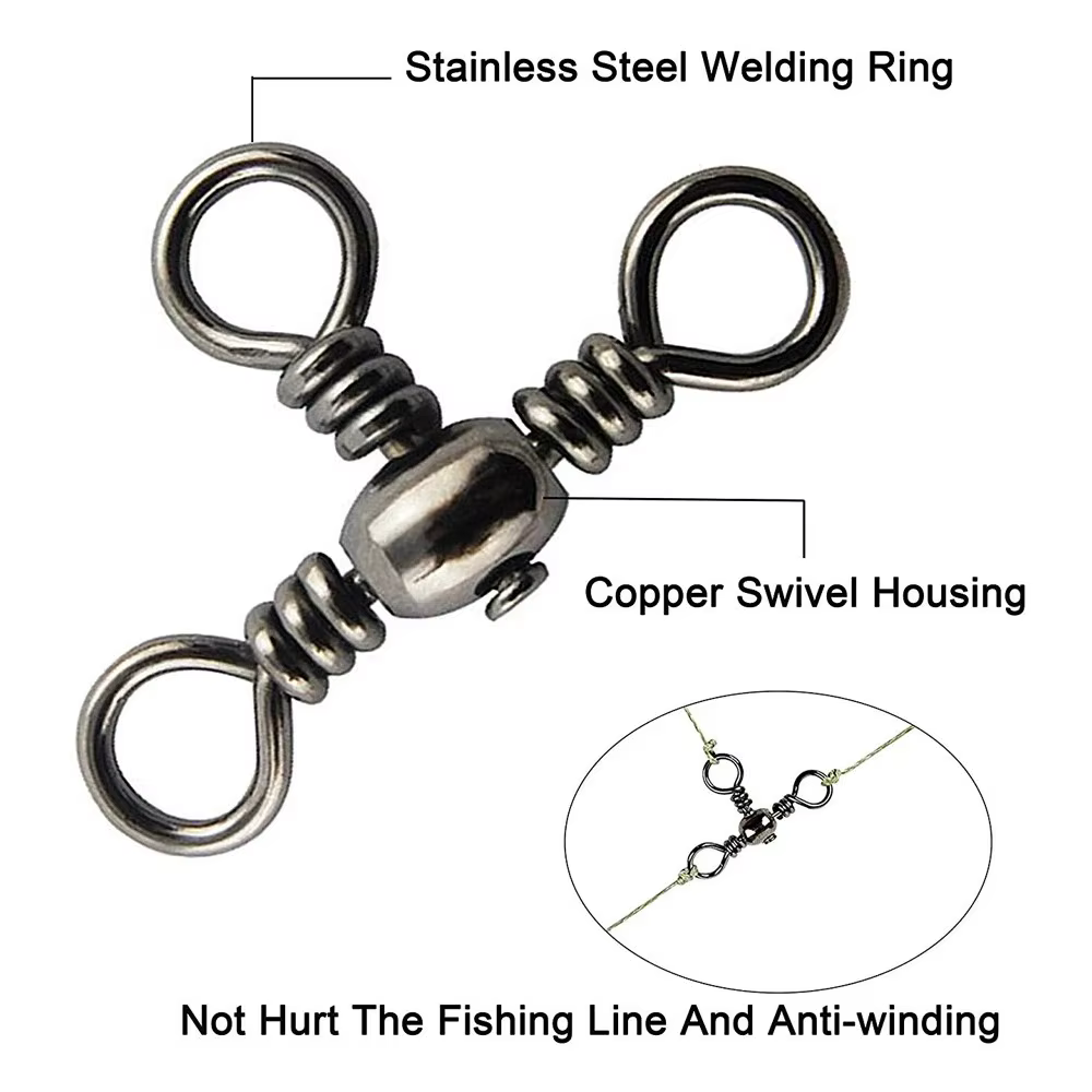 Accesorios Giratorios de Pesca – Swivels, Conectores y Clips - imagen 3