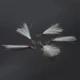 MNFT Señuelo de pluma colgante con anzuelo triple Bloodstreams - imagen 2