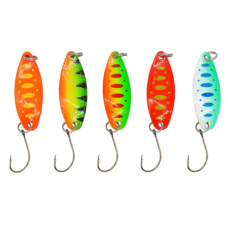 Cuchara señuelo 3.5g para pesca de trucha – Natación realista - imagen 3
