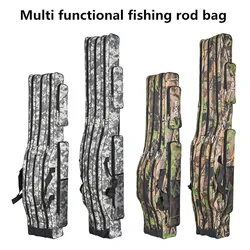 Bolsa de pesca mar plegable triple capa doble hombro