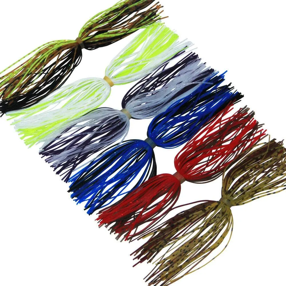 Faldas de silicona para spinnerbait – Kit de recambio para pesca de lubina - imagen 4